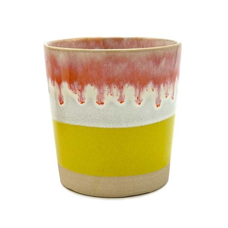Wax design Wax design - pot boho (10 cm) - geel Wax design Wax design - pot boho (10 cm) - geel