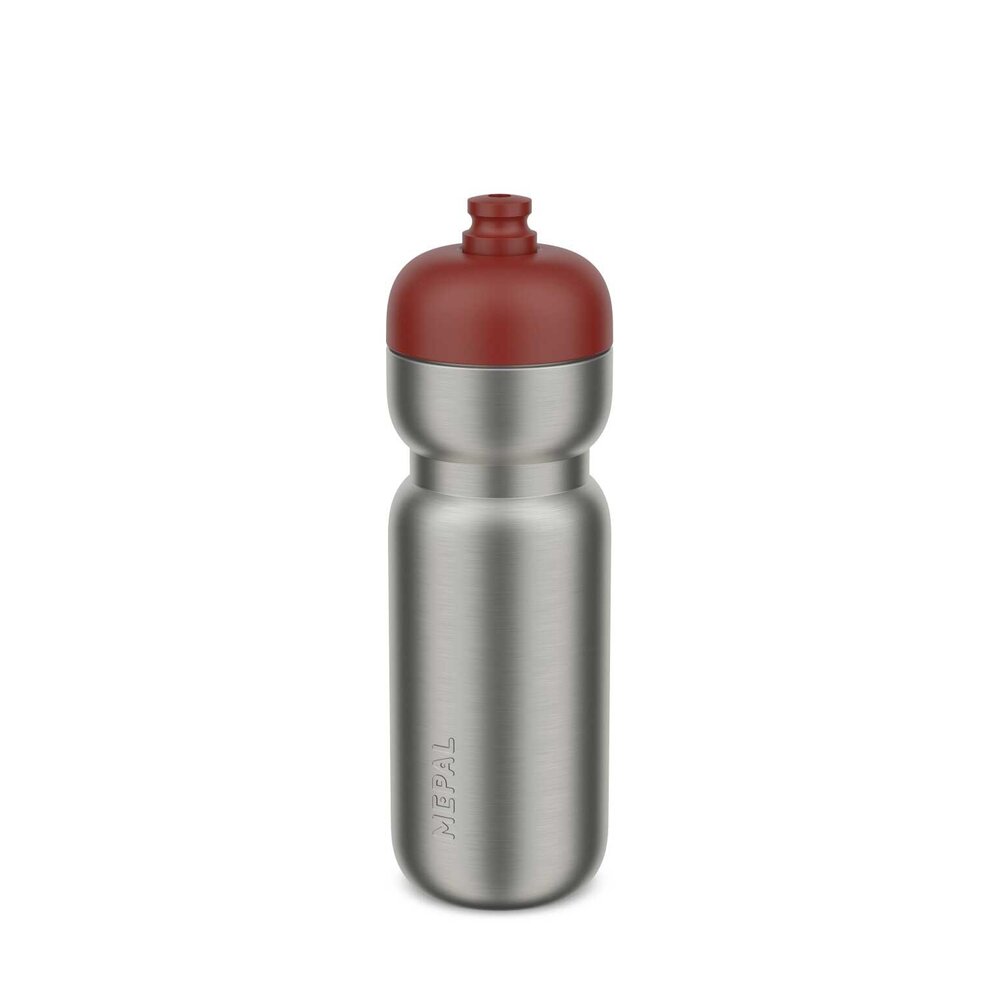 Mepal Mepal - rvs bidon pull sport 800 ml - mountain red Mepal Mepal - rvs bidon pull sport 800 ml - mountain red