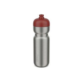 Mepal Mepal - rvs bidon pull sport 800 ml - mountain red