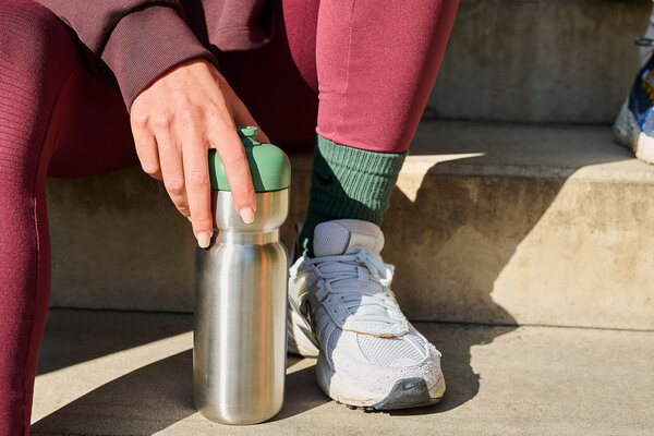 Mepal Mepal - rvs bidon pull sport 800 ml - moss green Mepal Mepal - rvs bidon pull sport 800 ml - moss green