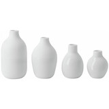 Räder Rader - mini fles vaasjes - wit (set van 4)