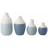 Räder Rader - mini fles vaasjes - blauw (set van 4) Räder Rader - mini fles vaasjes - blauw (set van 4)