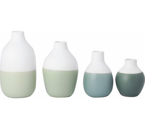 Räder Rader - mini fles vaasjes - groen (set van 4) Räder Rader - mini fles vaasjes - groen (set van 4)