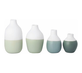 Räder Rader - mini fles vaasjes - groen (set van 4) Räder Rader - mini fles vaasjes - groen (set van 4)
