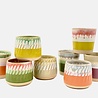 Wax design Wax design - geurkaars pot boho - groen (bamboo) Wax design Wax design - geurkaars pot boho - groen (bamboo)