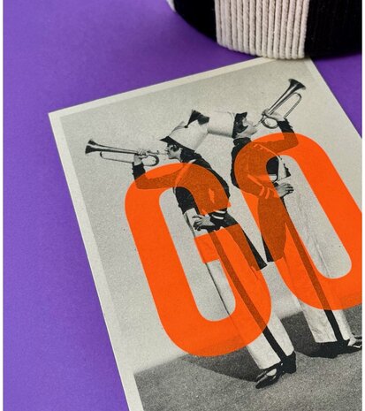 Carte Kencre Carte kencre - zeefdruk print M (A5) - go Carte Kencre Carte kencre - zeefdruk print M (A5) - go