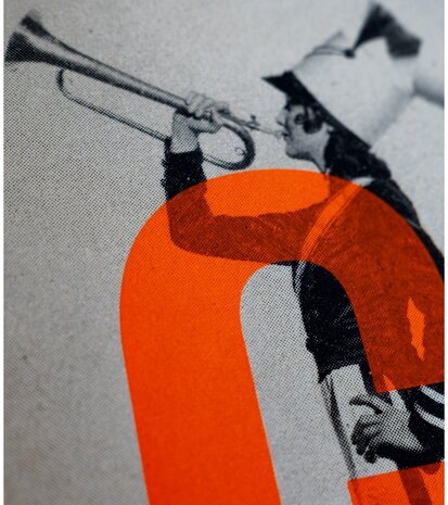 Carte Kencre Carte kencre - zeefdruk print M (A5) - go Carte Kencre Carte kencre - zeefdruk print M (A5) - go