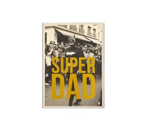 Carte Kencre Carte kencre - zeefdruk print M (A5) - superdad Carte Kencre Carte kencre - zeefdruk print M (A5) - superdad