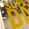 Carte Kencre Carte kencre - zeefdruk print M (A5) - superdad Carte Kencre Carte kencre - zeefdruk print M (A5) - superdad