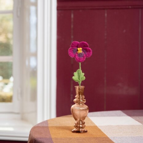 Sjaal met verhaal Sjaal met verhaal - bloem viooltje - burgundy/paars Sjaal met verhaal Sjaal met verhaal - bloem viooltje - burgundy/paars