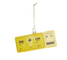 Yup in de boom Yup in de boom - kerstornament - boarding pass curacao Yup in de boom Yup in de boom - kerstornament - boarding pass curacao