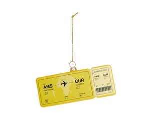 Yup in de boom Yup in de boom - kerstornament - boarding pass curacao Yup in de boom Yup in de boom - kerstornament - boarding pass curacao