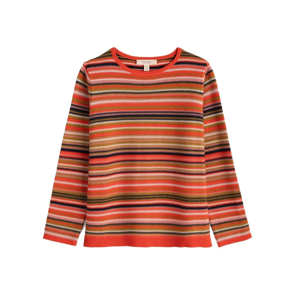 Seasalt Seasalt - makers jumper - ripple marks pear multi Seasalt Seasalt - makers jumper - ripple marks pear multi