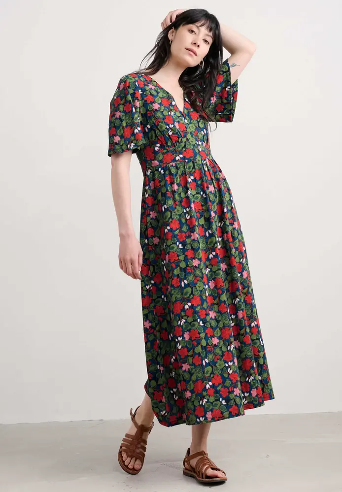 Seasalt Seasalt - chateaux dress (half sleeve) - houseplant maritime Seasalt Seasalt - chateaux dress (half sleeve) - houseplant maritime