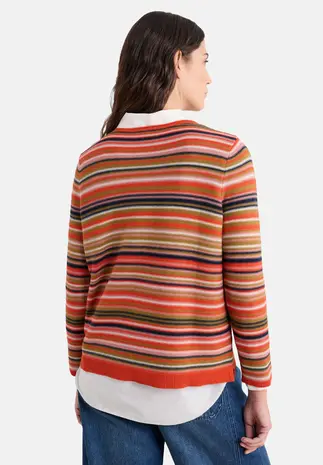 Seasalt Seasalt - makers jumper - ripple marks pear multi Seasalt Seasalt - makers jumper - ripple marks pear multi