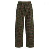 King Louie King Louie - ava pants brook check - black King Louie King Louie - ava pants brook check - black