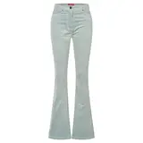 Zilch Zilch - dora flared leg pants rib - sage Zilch Zilch - dora flared leg pants rib - sage