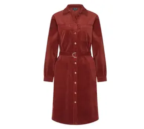 Zilch Zilch - rib dress - mahogany Zilch Zilch - rib dress - mahogany
