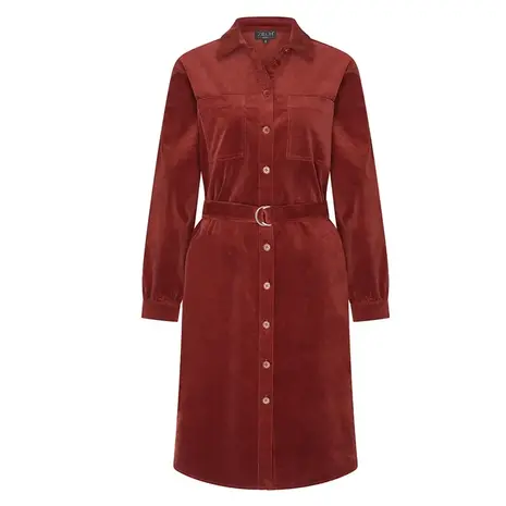 Zilch Zilch - rib dress - mahogany Zilch Zilch - rib dress - mahogany
