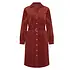 Zilch - rib dress - mahogany Zilch - rib dress - mahogany