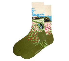 Kunstsokken Kunstsokken - klaprozen