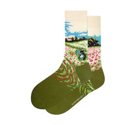 Kunstsokken Kunstsokken - klaprozen Kunstsokken Kunstsokken - klaprozen