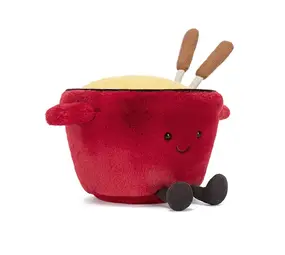 Jellycat Jellycat - amuseables knuffel - cheese fondue Jellycat Jellycat - amuseables knuffel - cheese fondue