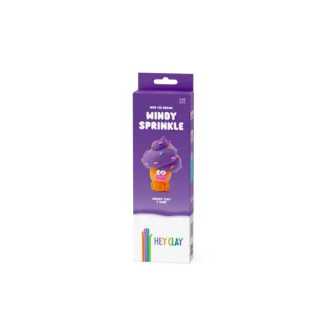 Hey Clay Hey Clay - boetseerklei - windy sprinkles (3 potjes)