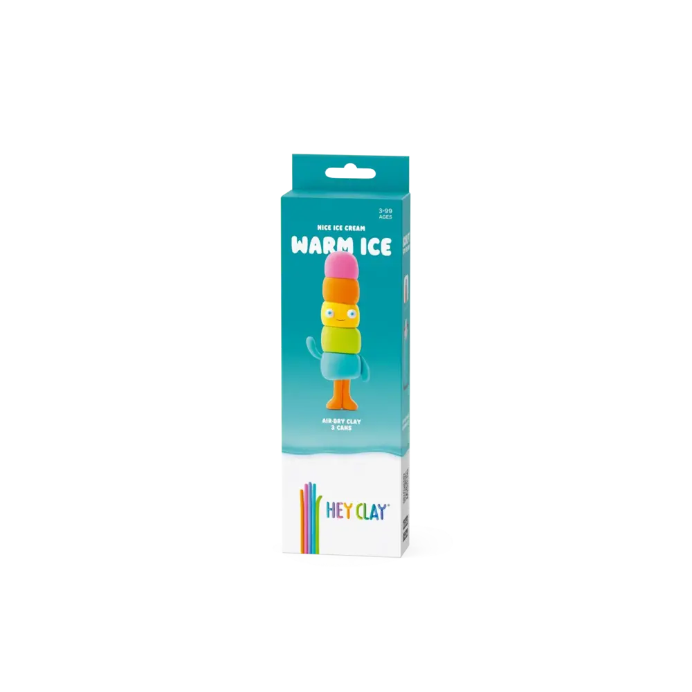 Hey Clay Hey Clay - boetseerklei - warm ice (3 potjes) Hey Clay Hey Clay - boetseerklei - warm ice (3 potjes)