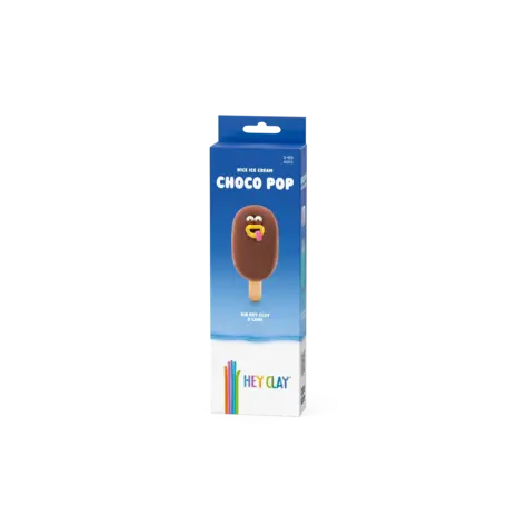 Hey Clay Hey Clay - boetseerklei -  choco pop (3 potjes) Hey Clay Hey Clay - boetseerklei -  choco pop (3 potjes)