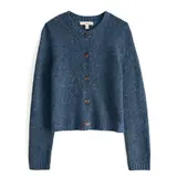 Seasalt Seasalt - dawson pick cardigan merino - starling Seasalt Seasalt - dawson pick cardigan merino - starling