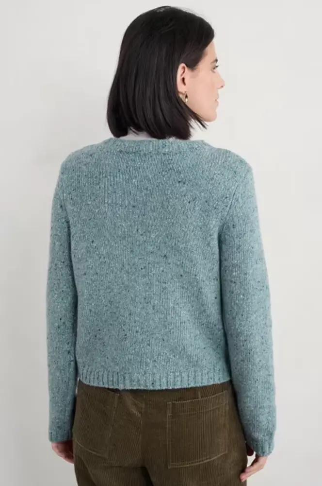 Seasalt Seasalt - dawson pick cardigan merino - lichen