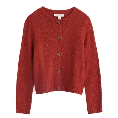 Seasalt Seasalt - dawson pick cardigan merino - red sail Seasalt Seasalt - dawson pick cardigan merino - red sail