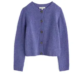 Seasalt Seasalt - dawson pick cardigan merino - bilberry Seasalt Seasalt - dawson pick cardigan merino - bilberry