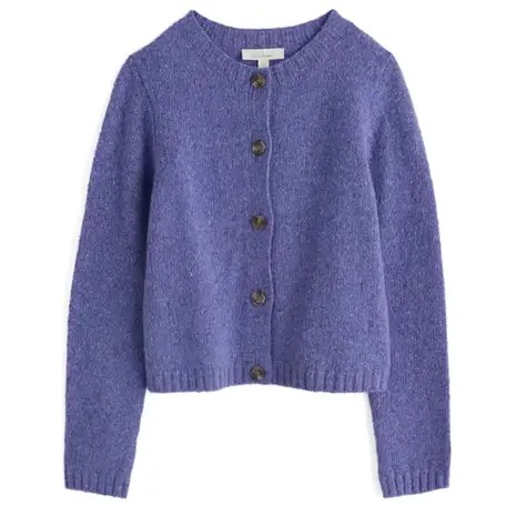 Seasalt Seasalt - dawson pick cardigan merino - bilberry