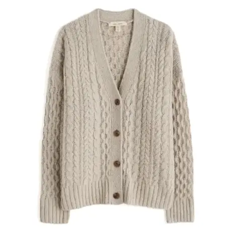 Seasalt Seasalt - newlyn cardigan - aran Seasalt Seasalt - newlyn cardigan - aran