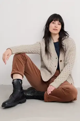 Seasalt Seasalt - newlyn cardigan - aran Seasalt Seasalt - newlyn cardigan - aran