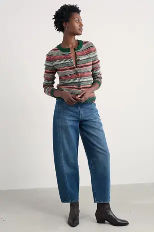 Seasalt Seasalt - percella cove cardigan - weaving needle dark forage mix Seasalt Seasalt - percella cove cardigan - weaving needle dark forage mix