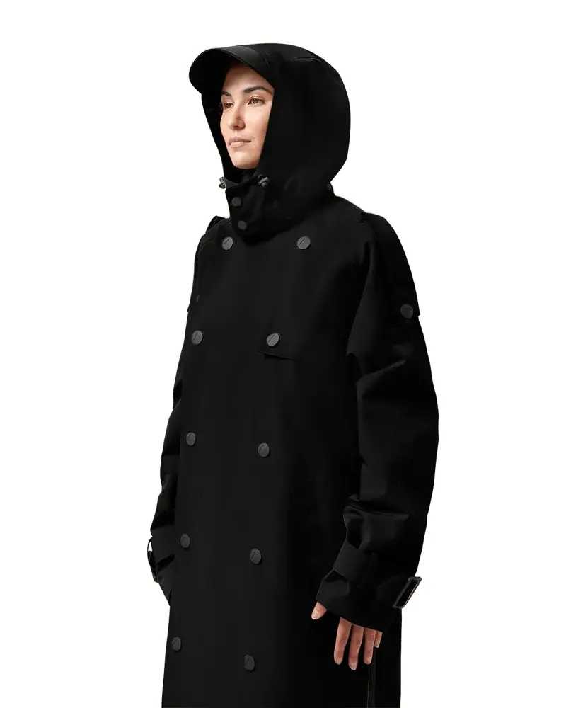 Maium Maium - regenjas trench - black Maium Maium - regenjas trench - black