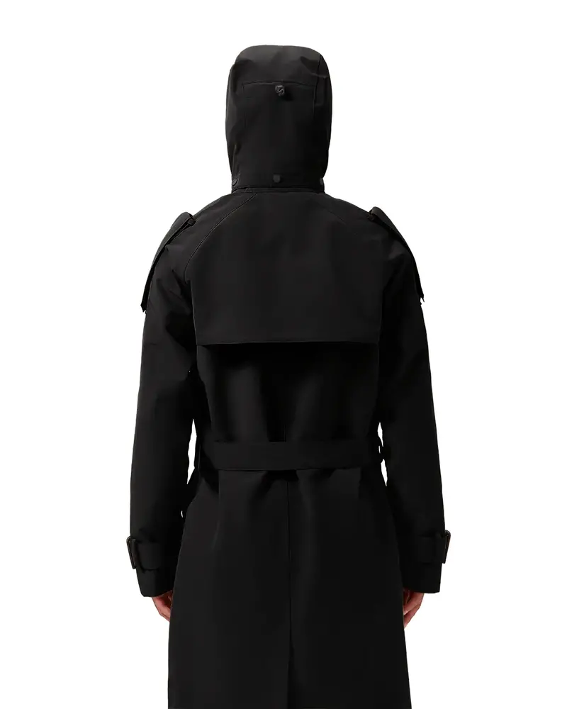 Maium Maium - regenjas trench - black Maium Maium - regenjas trench - black