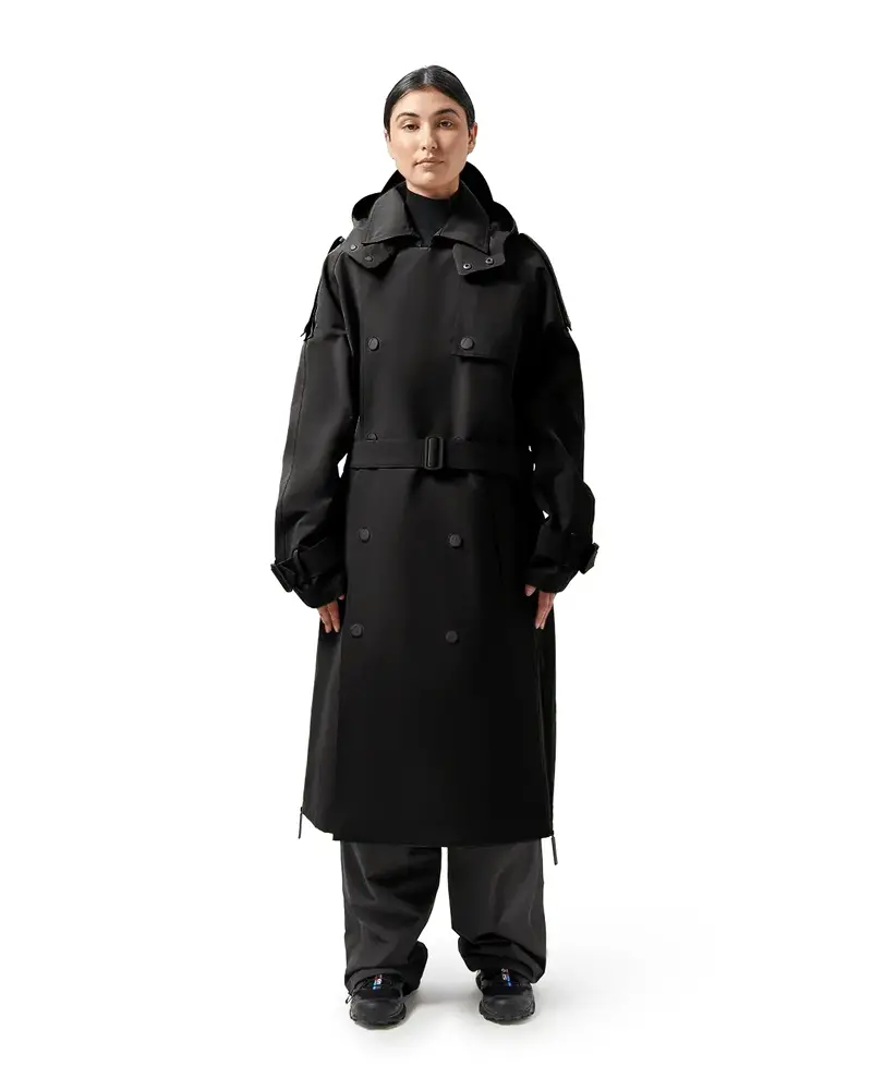 Maium Maium - regenjas trench - black Maium Maium - regenjas trench - black