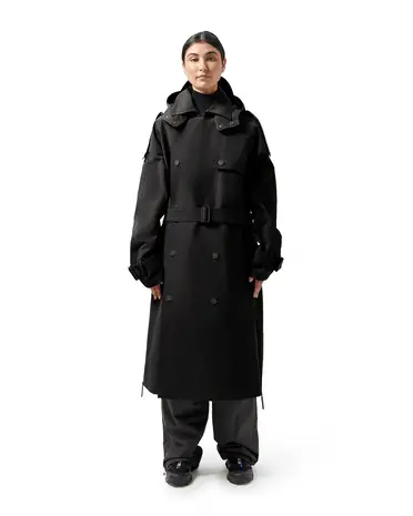 Maium Maium - regenjas trench - black Maium Maium - regenjas trench - black