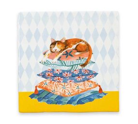Storytiles Storytiles - tegel small - sleepy cat (10x10 cm)