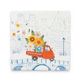 Storytiles Storytiles - tegel small - flower delivery (10x10 cm) Storytiles Storytiles - tegel small - flower delivery (10x10 cm)