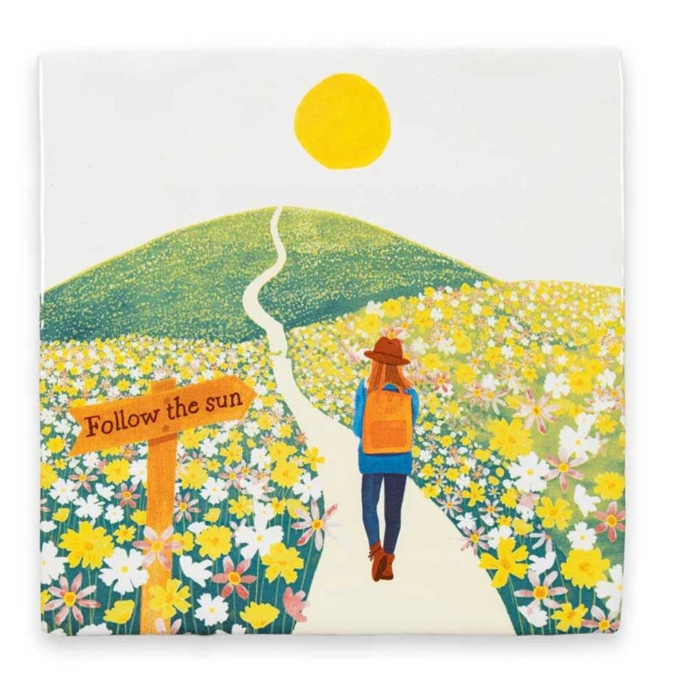 Storytiles Storytiles - tegel medium - follow the sun (13x13 cm) Storytiles Storytiles - tegel medium - follow the sun (13x13 cm)