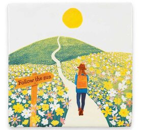 Storytiles Storytiles - tegel medium - follow the sun (13x13 cm)
