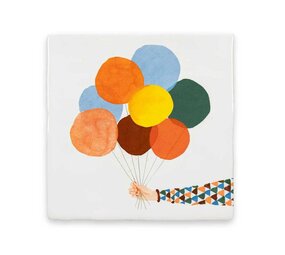Storytiles Storytiles - tegel small - a joyful day (10x10 cm) Storytiles Storytiles - tegel small - a joyful day (10x10 cm)