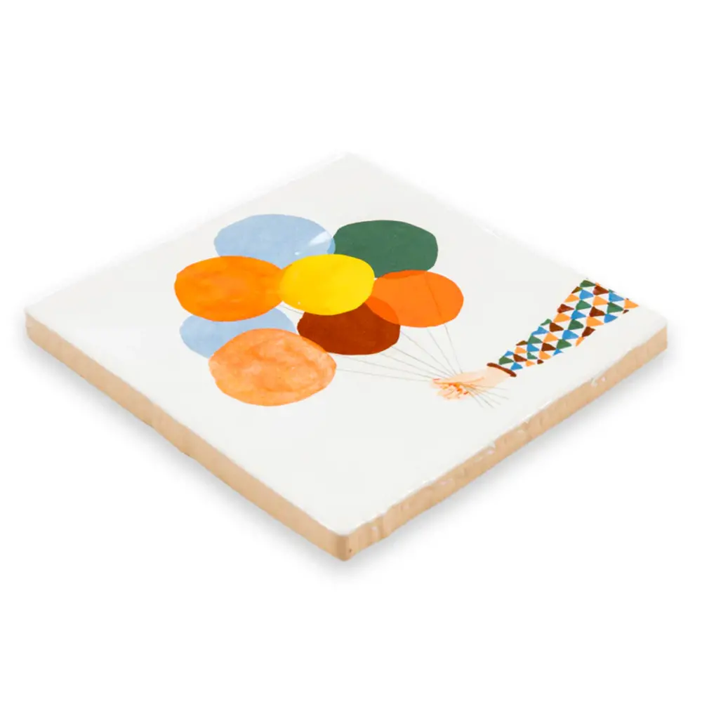 Storytiles Storytiles - tegel small - a joyful day (10x10 cm) Storytiles Storytiles - tegel small - a joyful day (10x10 cm)