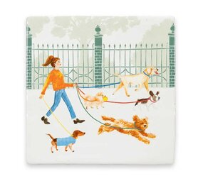 Storytiles Storytiles - tegel small - who let the dog out (10x10 cm)