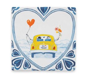 Storytiles Storytiles - tegel small - just married, off we go (10x10 cm)